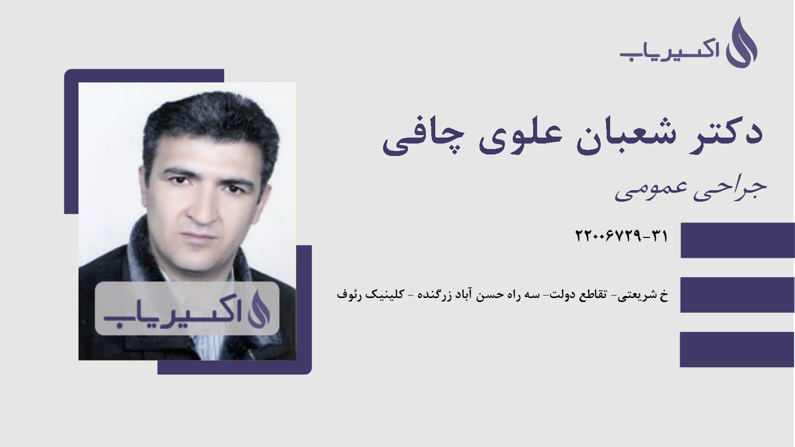 مطب دکتر شعبان علوی چافی
