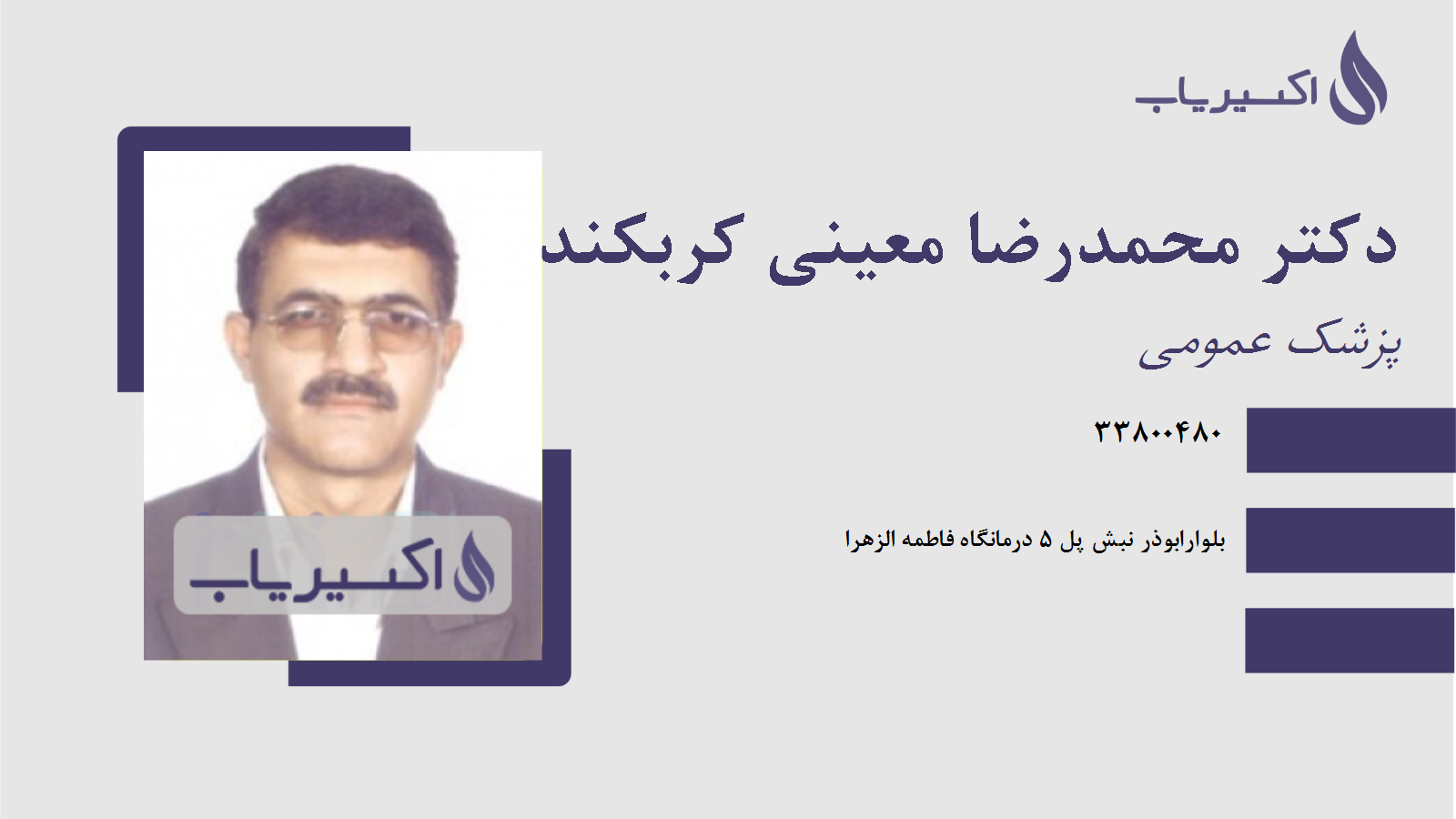 مطب دکتر محمدرضا معینی کربکندی